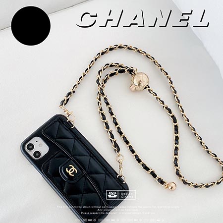 アイフォン 15 カバー 肩掛け chanel風