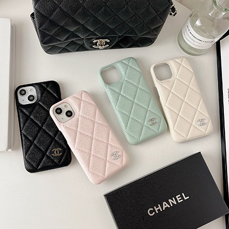 アイフォン 15 携帯ケース レザー chanel シャネル