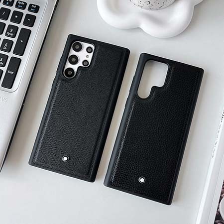 ブランド モンブラン galaxy S22 スマホケース 