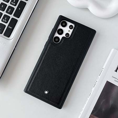 ブランド モンブラン galaxy S22 スマホケース 