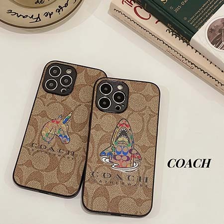 革製ケースアイフォーン14 Pro Coach