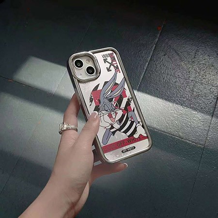 アイホン 15プラス ケース オフホワイト 