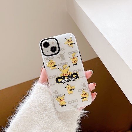 ハイブランド コムデギャルソン風 アイホン14 スマホケース 