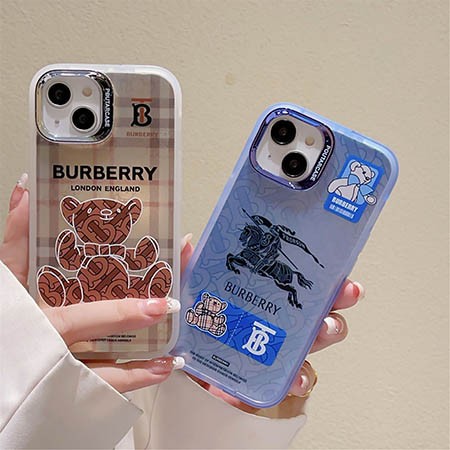 面白い アイホン 15pro max burberry バーバリー スマホケース 