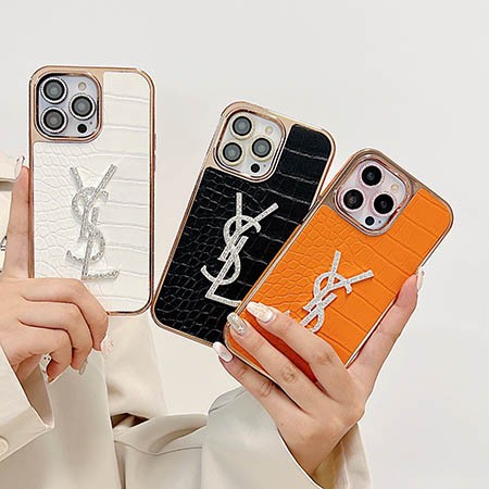 ysl イヴサンローラン アイフォーン 15プラス カバー 