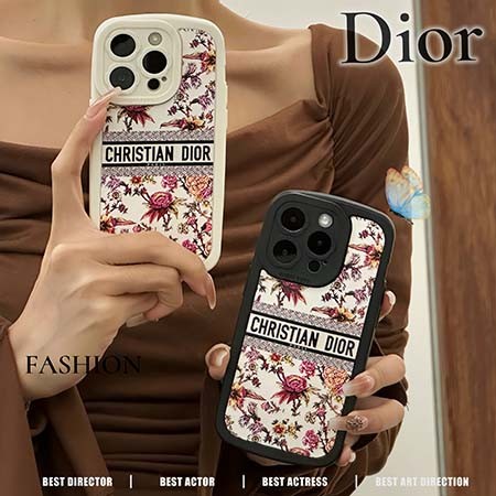 ブランド dior ディオール アイフォーン14プラス ケース  ライチテクスチャ