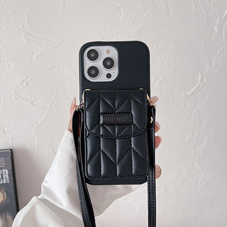 アイフォーン13 スマホケース miumiu風 