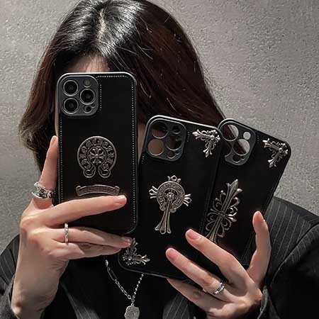 ハイブランド chrome hearts クロームハーツ iphone15plus カバー 