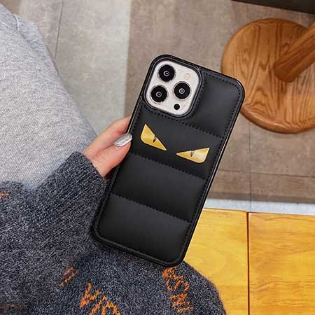 フェンディ風 カバー iphone 15プラス 
