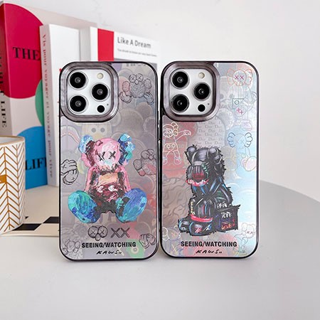 ベアブリック風 アイホン 15プロ スマホケース 