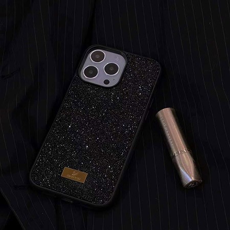 ブランド 携帯ケース アイフォン14プロ swarovski スワロフスキー 