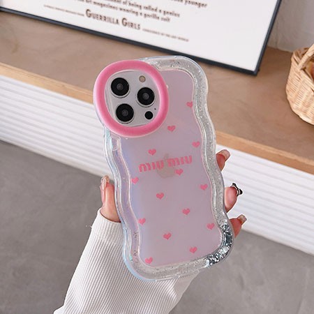 ハイブランド 携帯ケース アイフォン12プロ ミュウミュウ 