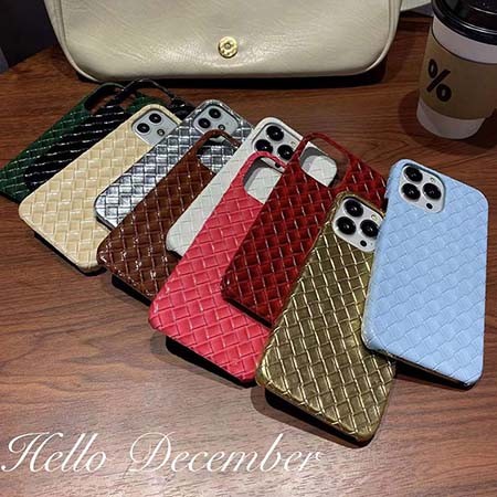ハイブランド カバー iphone 15pro max ボッテガ ヴェネタ風  刺繍
