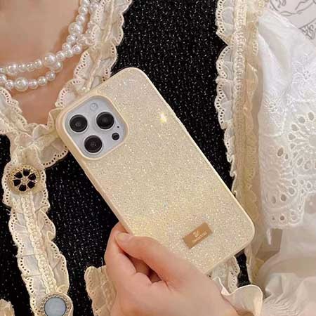 ブランド 携帯ケース アイフォン14プロ swarovski スワロフスキー 