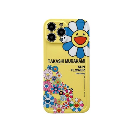大人気 ハイブランド murakami sunflower アイホン15プラス 携帯ケース 