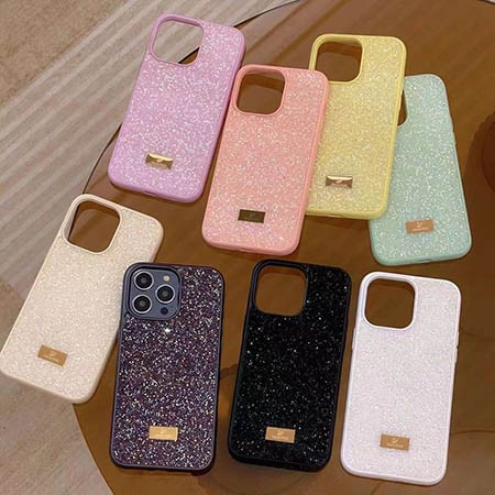 ブランド 携帯ケース アイフォン14プロ swarovski スワロフスキー 