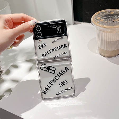 balenciaga風 galaxy ZFlip4 ケース 