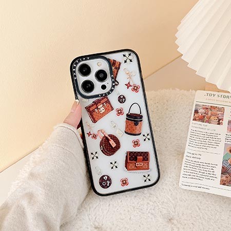 lv風 スマホケース iphone15 ultra  布製