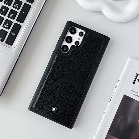 ブランド モンブラン galaxy S22 スマホケース 