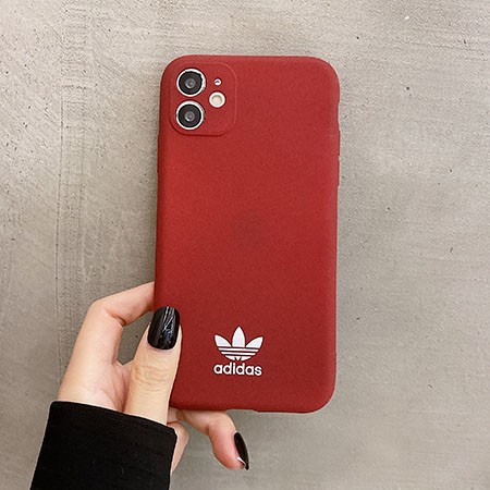 adidas風 アイフォーン13プロ 携帯ケース  キラキラ
