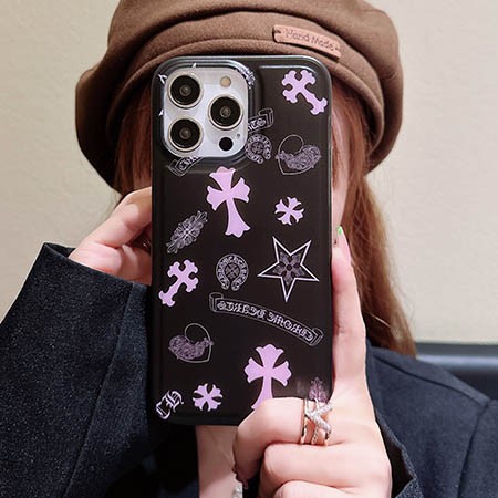iphone15promax 携帯ケース クロームハーツ風 