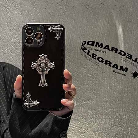 ハイブランド chrome hearts クロームハーツ iphone15plus カバー 