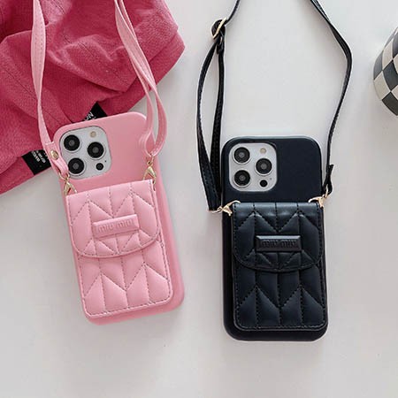 アイフォーン13 スマホケース miumiu風 