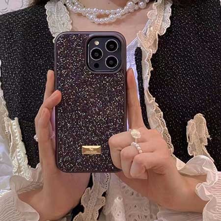 ブランド 携帯ケース アイフォン14プロ swarovski スワロフスキー 