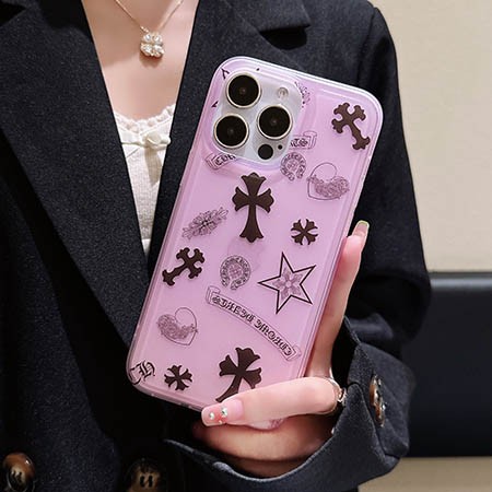 iphone15promax 携帯ケース クロームハーツ風 
