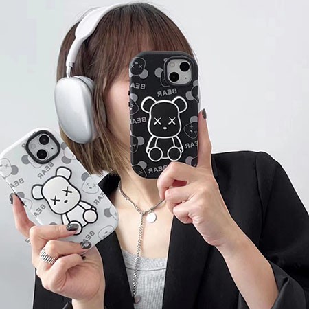bearbrick風 iphone14プラス 携帯ケース 