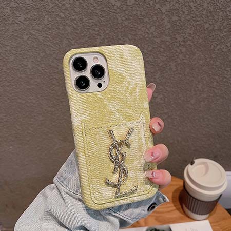 斜めがけ ブランド イヴサンローラン風 アイホン 14plus スマホケース 