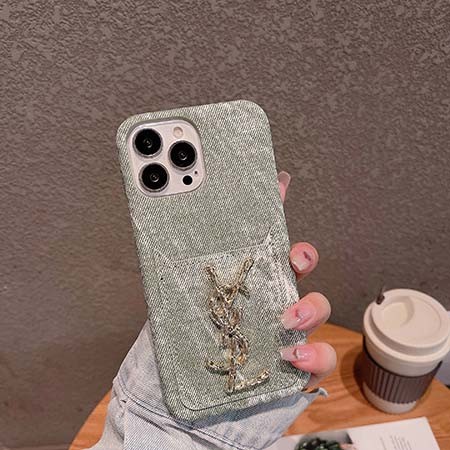 斜めがけ ブランド イヴサンローラン風 アイホン 14plus スマホケース 