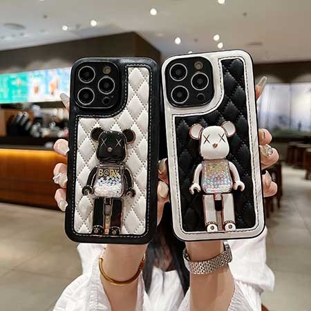 bearbrick風 アイフォーン15プロmax スマホケース 