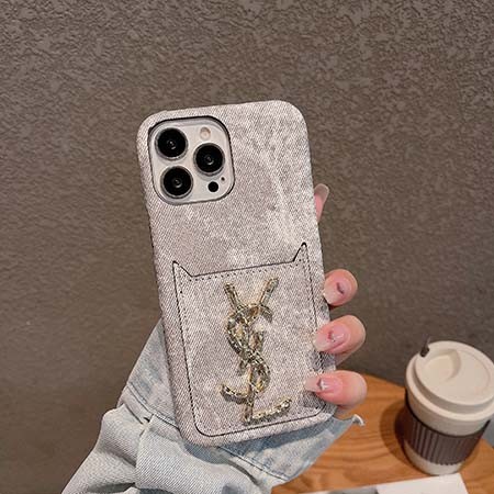 斜めがけ ブランド イヴサンローラン風 アイホン 14plus スマホケース 