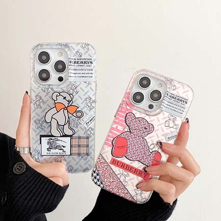 burberry スマホケース アイフォン15プロ 