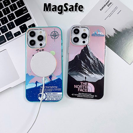 ミニー iphone15pro ザ・ノース・フェイス the north face 携帯ケース 