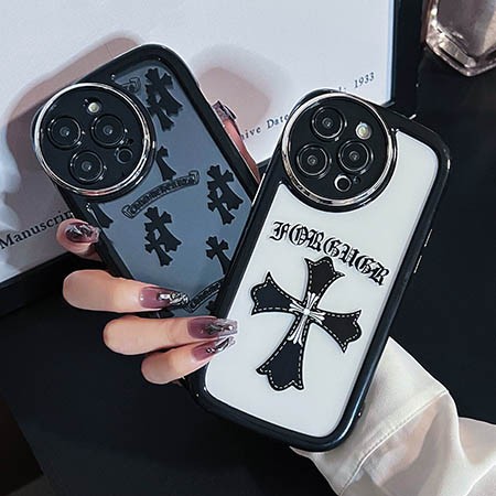 個性 chrome hearts カバー アイフォン15 