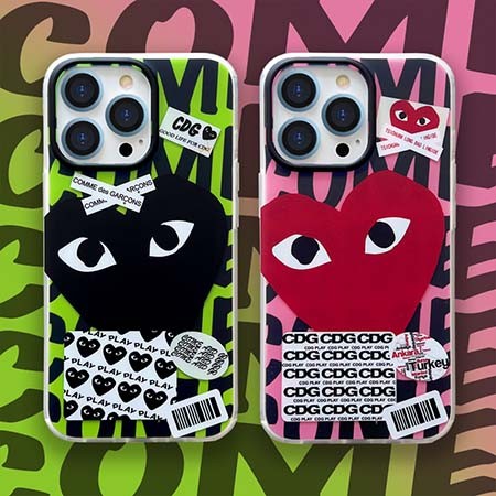 commedesgarçonsブランド iPhone14 Proケース