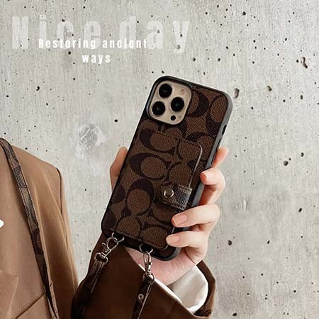 ブランド カバー アイホン14 coach コーチ 