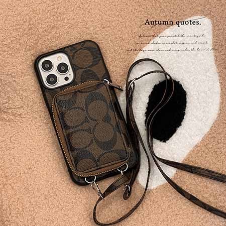 ハイブランド コーチ coach  iphone14plus ケース 
