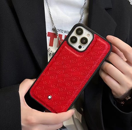 ハイブランド スマホケース iphone15promax montblanc風 