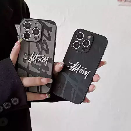 iphone15 ステューシー風 携帯ケース 