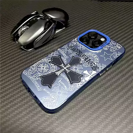 貝殻紋 chrome hearts スマホケース iphone 15pro 