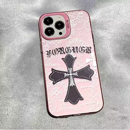 貝殻紋 chrome hearts スマホケース iphone 15pro 