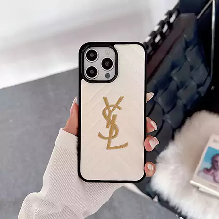 ysl イヴサンローラン アイフォン 16スマホケース メタルロゴ