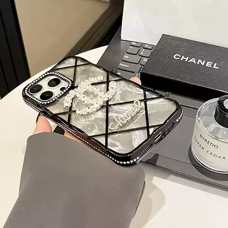 chanel風 半透明 アイフォーン 16 スマホケース