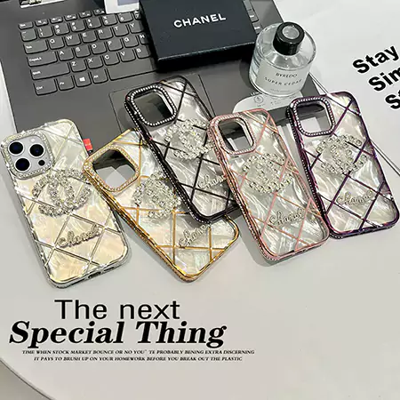 chanel風 半透明 アイフォーン 16 スマホケース