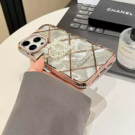 chanel風 半透明 アイフォーン 16 スマホケース