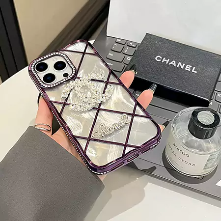 chanel風 半透明 アイフォーン 16 スマホケース