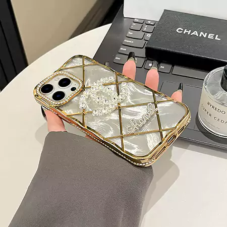 chanel風 半透明 アイフォーン 16 スマホケース